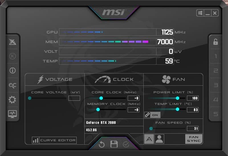 2022年最佳GPU监控和基准测试工具MSI Afterburner 使用指南-第2张图片-嘻嘻笔记